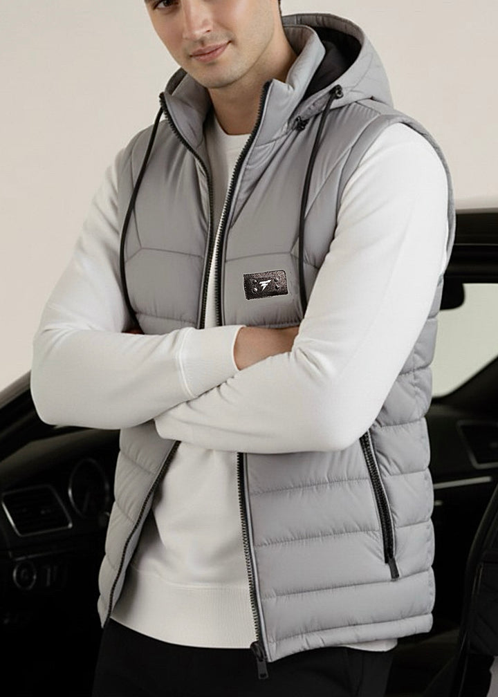 LOGO SLEEVELESS JACKET-FT