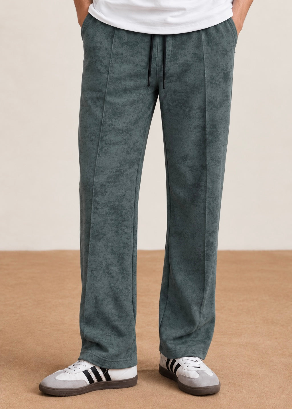 Vintage Texture Pant Trouser Zink