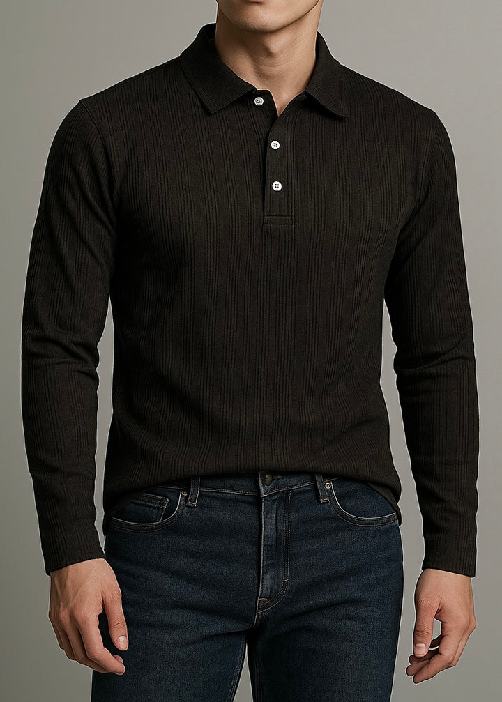 THE SMART KNITTED POLO-FT