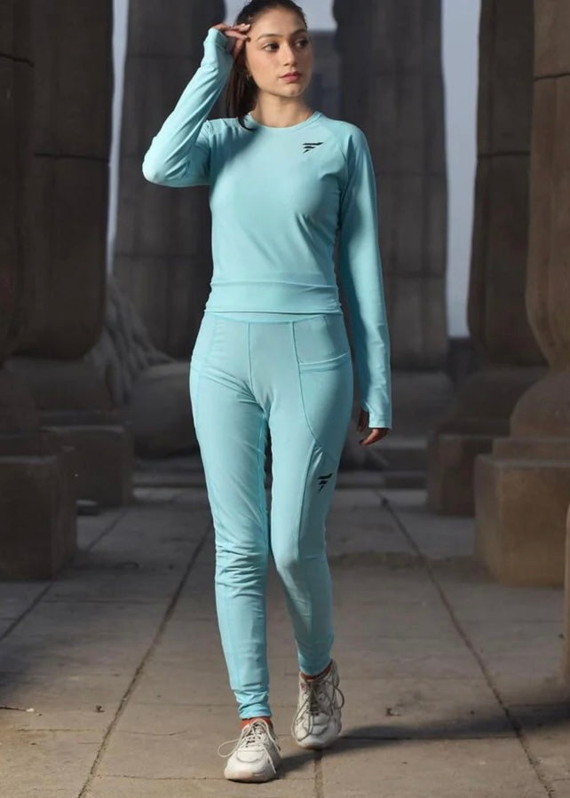 WOMEN'S Blue TRENDY TRACKSUIT