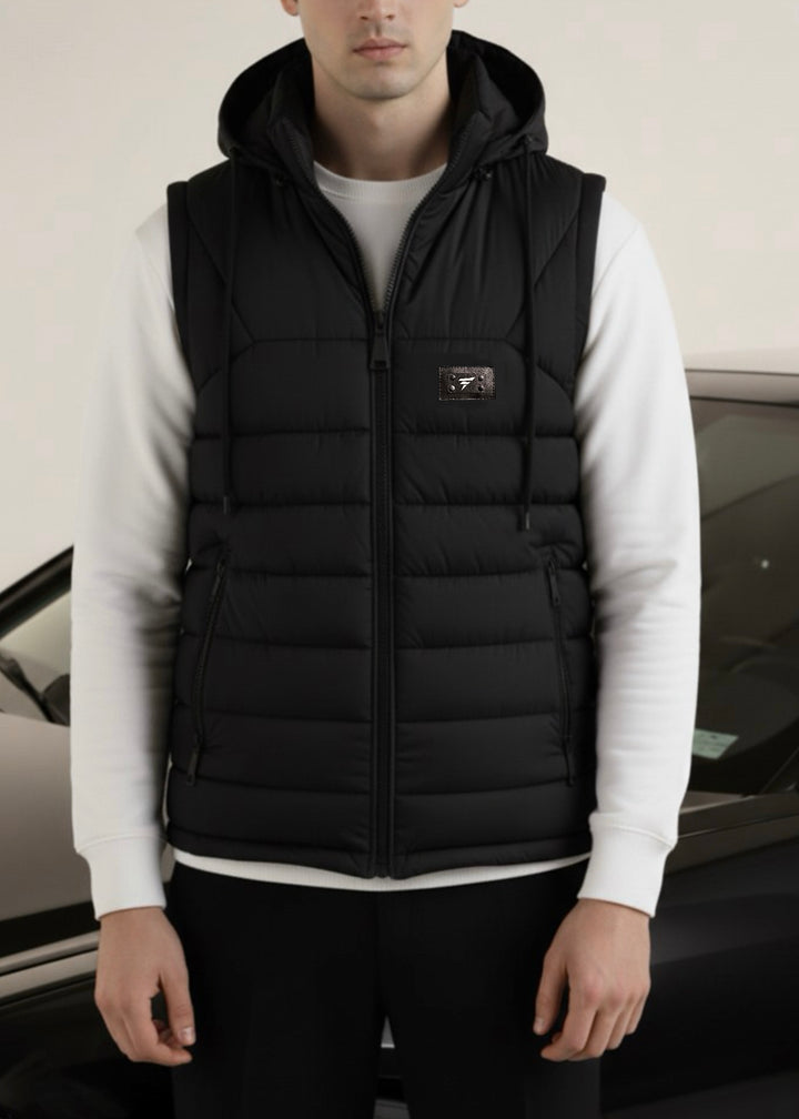 LOGO SLEEVELESS JACKET-FT