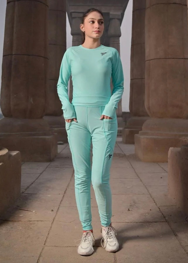 WOMEN'S Blue TRENDY TRACKSUIT