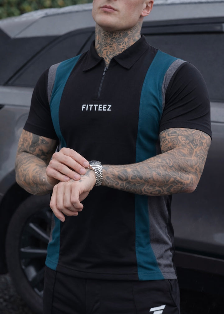 THE FROZEN-EDGE POLO-BLACK