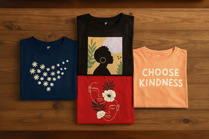 (PACK OF 4) COTTON TEE-FT