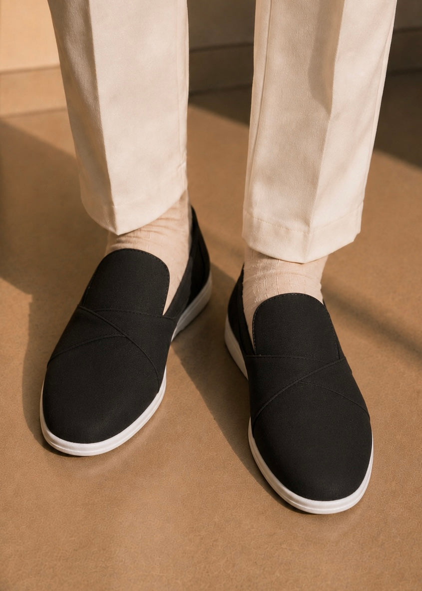 0075 Elite Avenue Luxury Shoes-Black