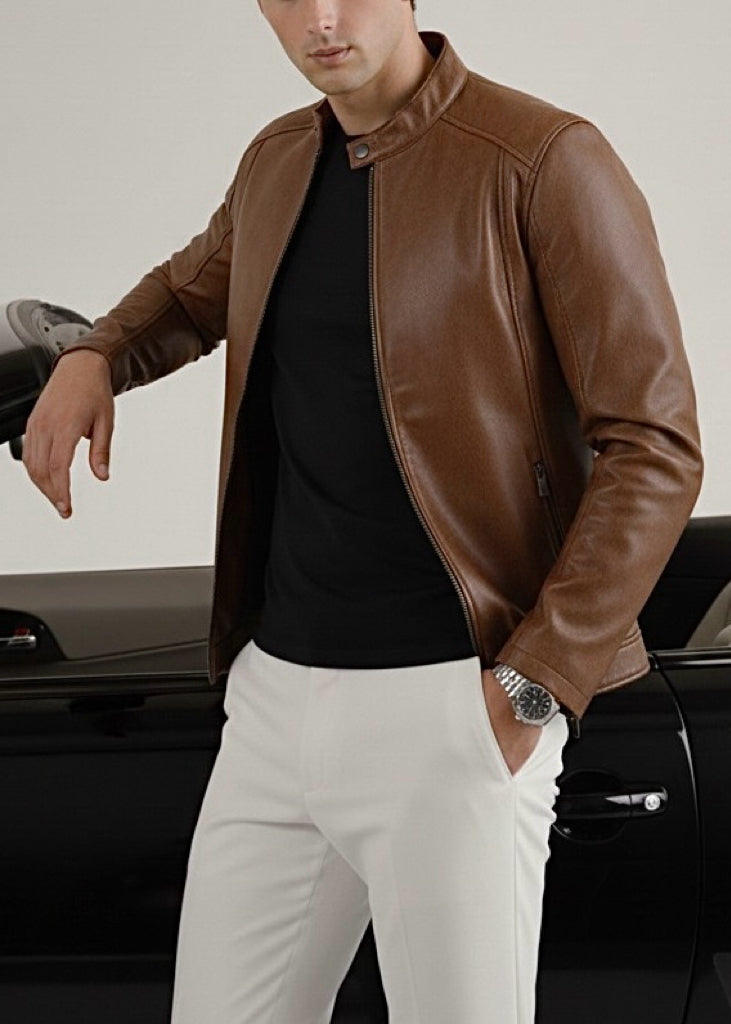 THE ALPINE-STORM JACKET-BROWN