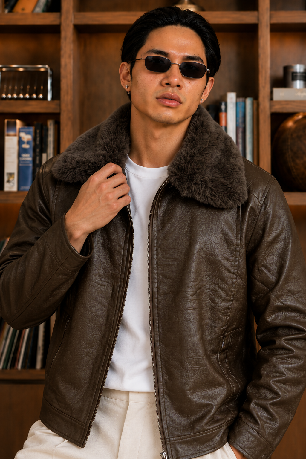 THE FLUX-STORM JACKET-BROWN