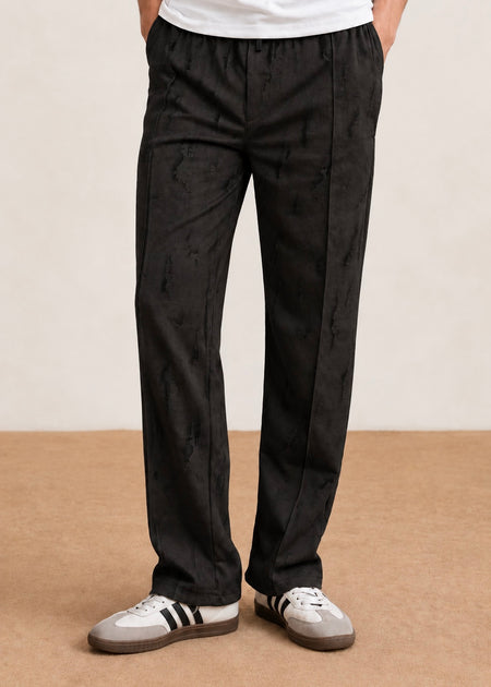 Classic Panel Track Pant Trouser BLACK