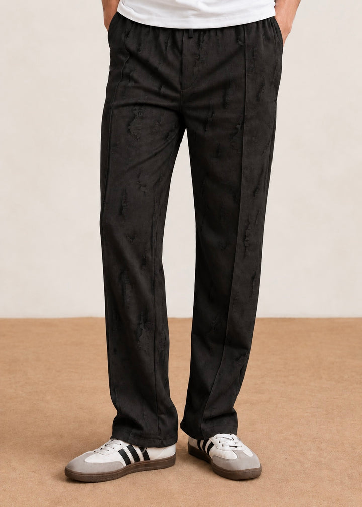 Classic Panel Track Pant Trouser BLACK