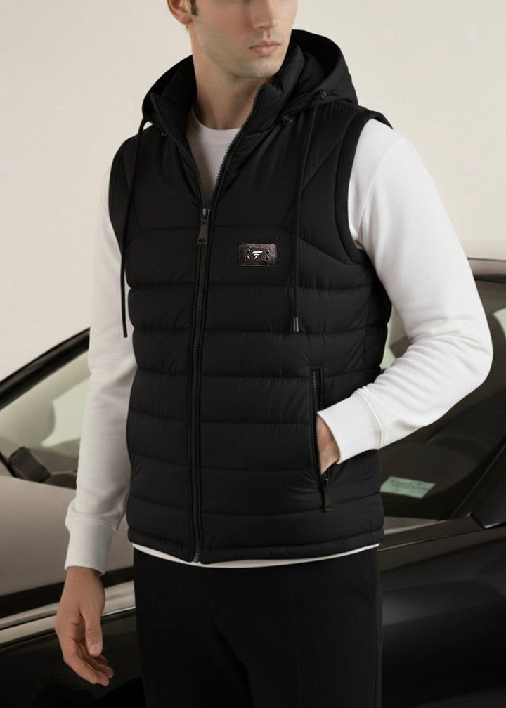 LOGO SLEEVELESS JACKET-FT