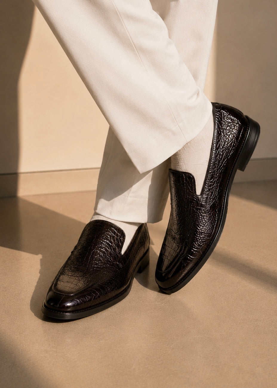 Vintage Charm Leather Shoes-FT