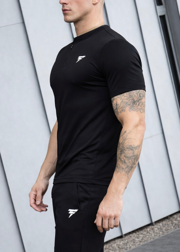 THE STORM-FLEX POLO-BLACK