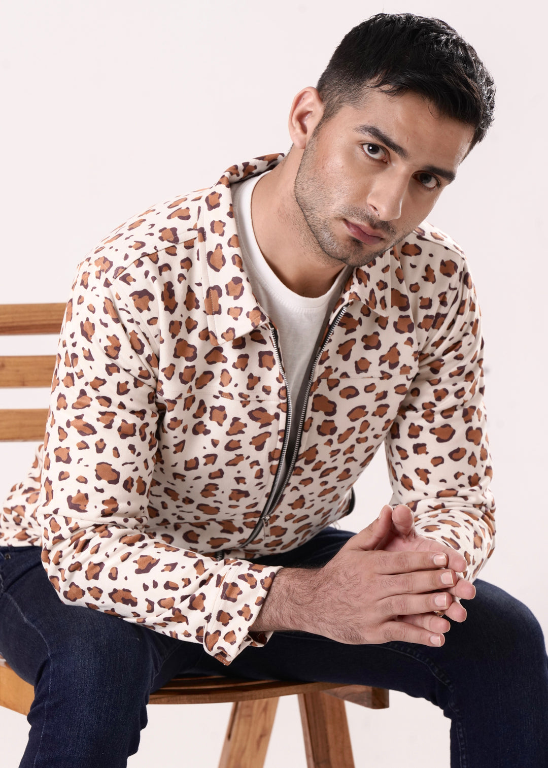 TAN LEOPARD JACKET-FT