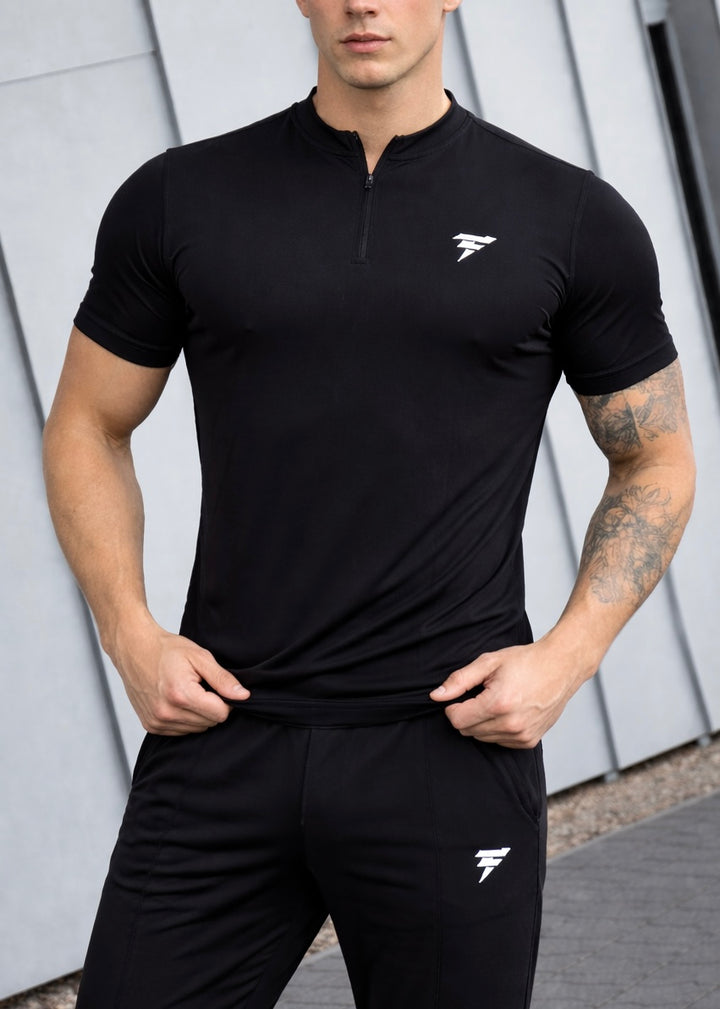 THE STORM-FLEX POLO-BLACK
