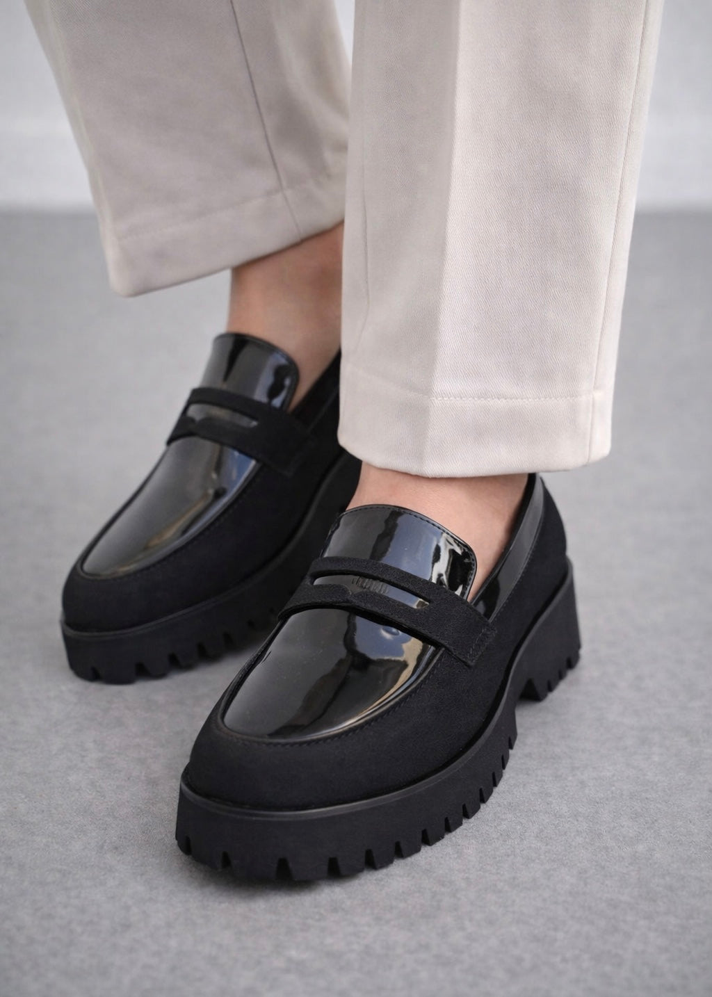 0019 FORMAL AND CASUAL WEAR SHOES-BLACK