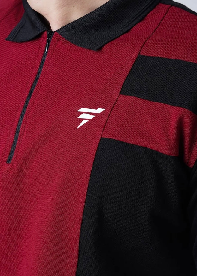 THE VIBRANT TWINSET-MAROON