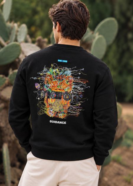 THE MAION SWEATSHIRT  BLACK