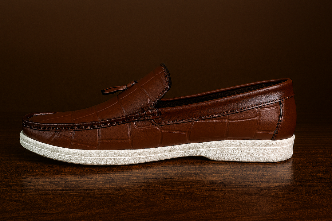 0011 AIR TASSEL LOAFERS-FT (Brown)