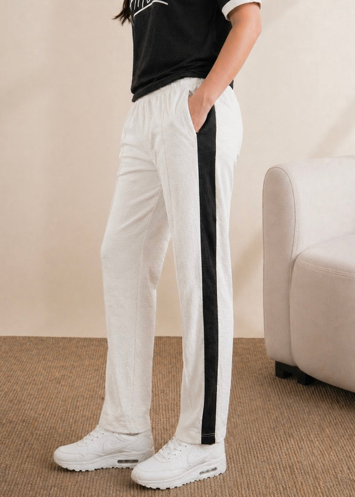 THE IMPERIAL FLEX TROUSER-WHITE