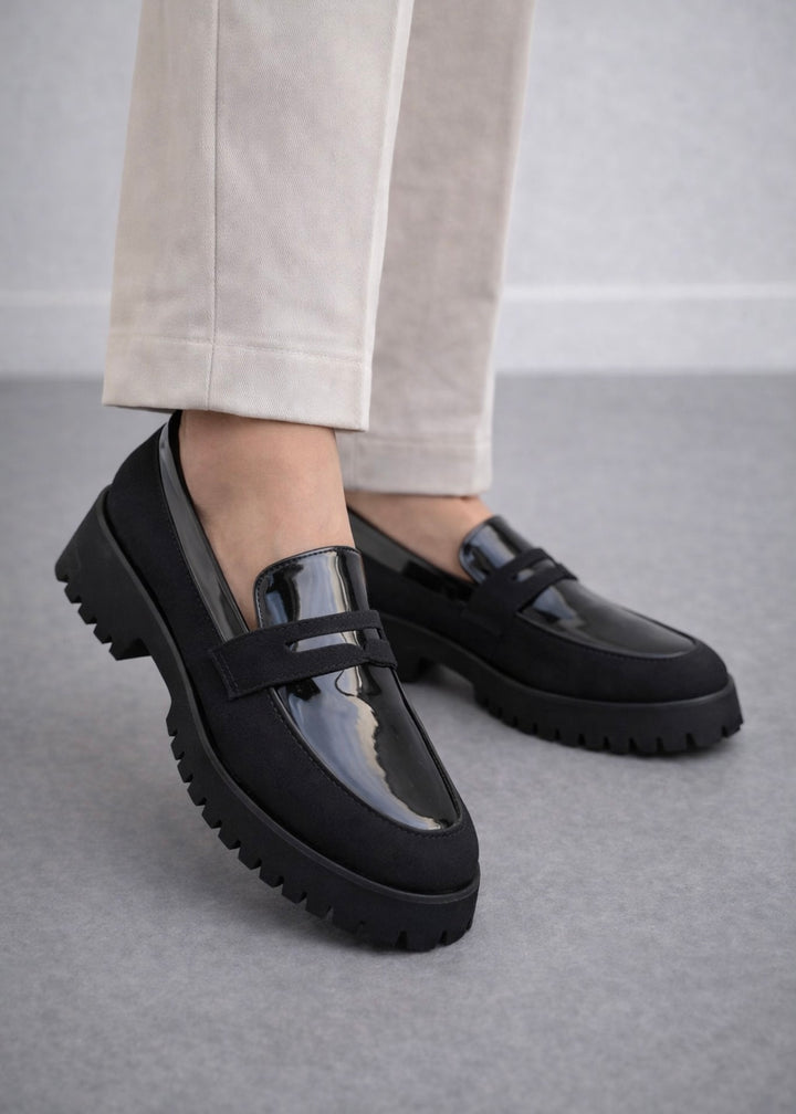 0019 FORMAL AND CASUAL WEAR SHOES-BLACK