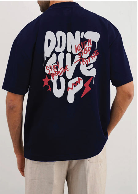 THE SNUG KNIT TEE-NAVY