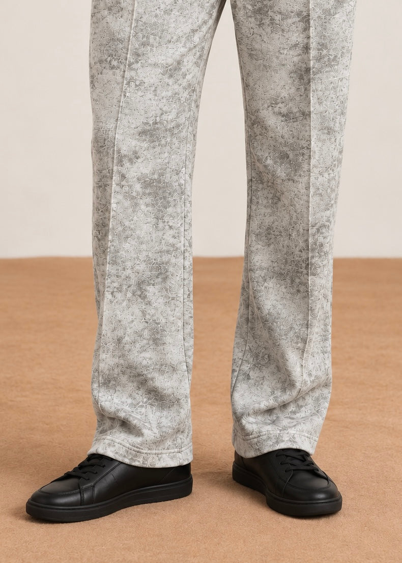 Vintage Texture Pant Trouser White