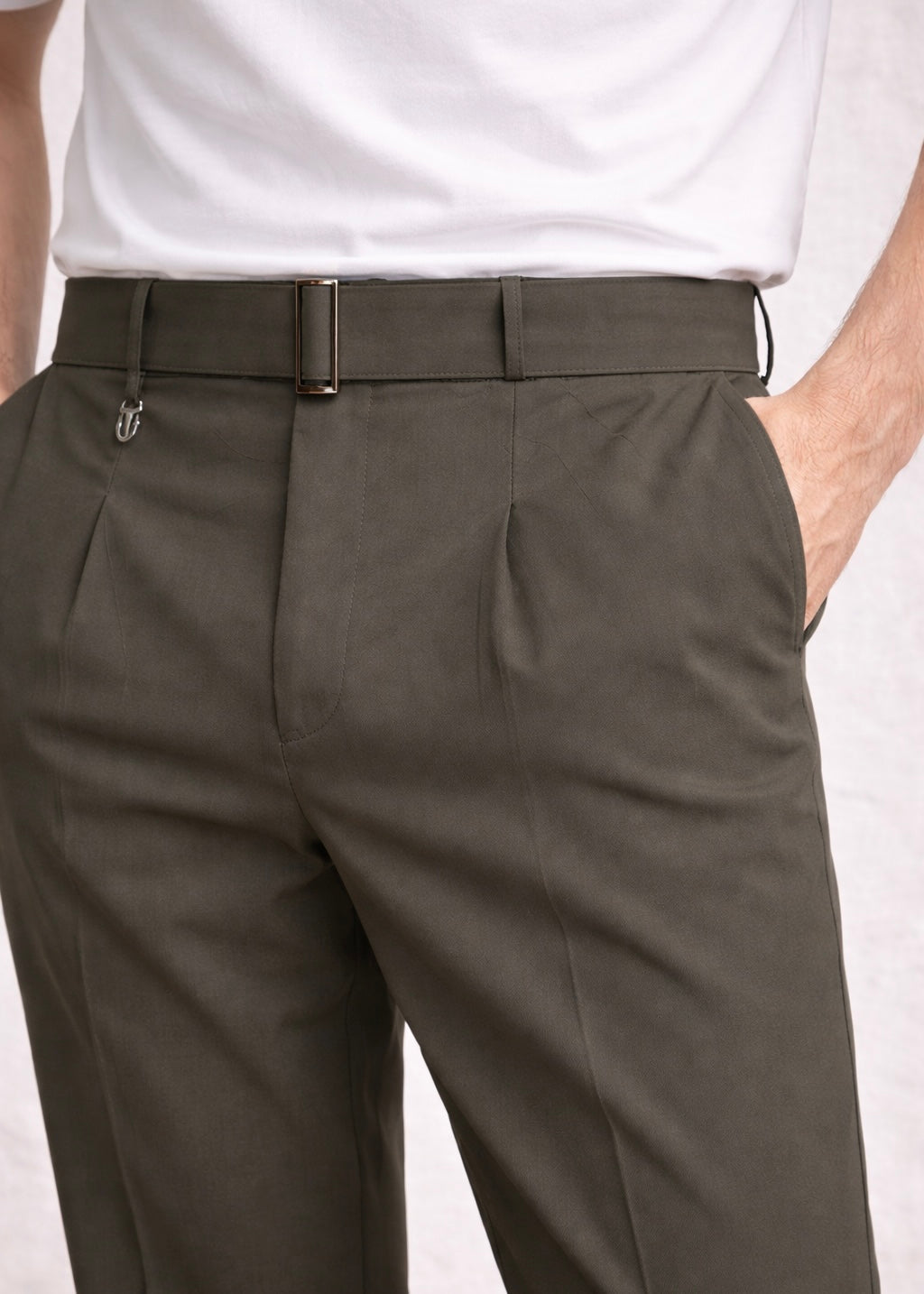 THE RYZE GURKHA PANT-OLIVE