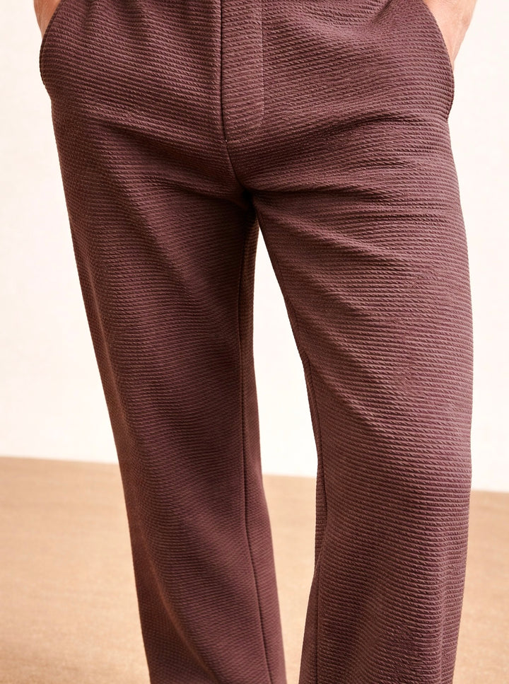 THE GLAMER TEXTURE TROUSER-FT