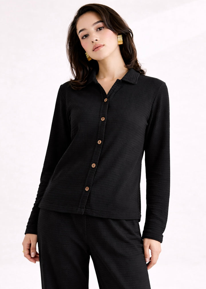 The Textured Grace-Wear SHIRT-FT