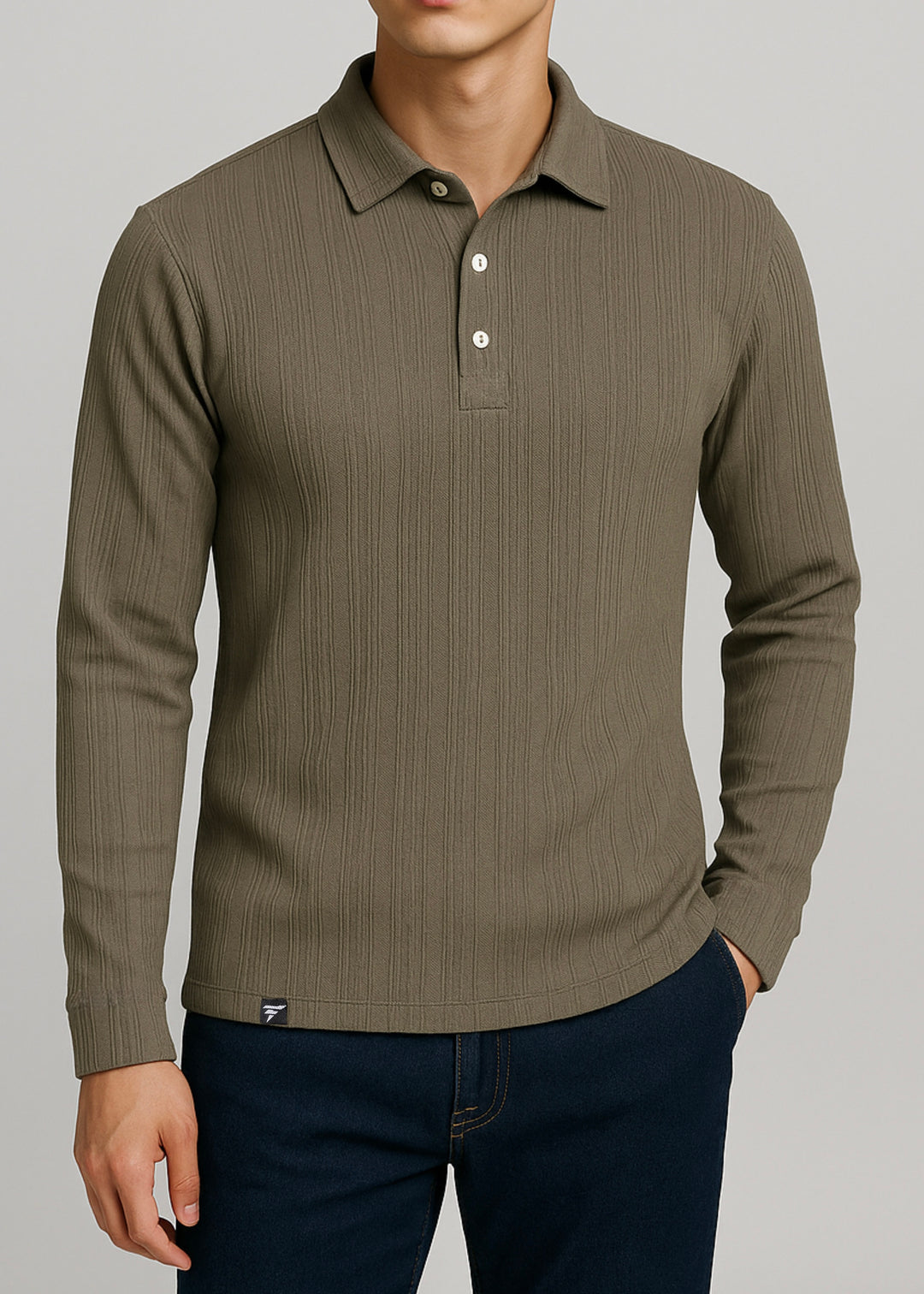 THE SMART KNITTED POLO-FT