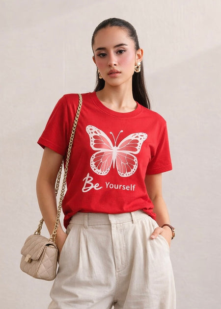 THE RED COTTON TEE-FT