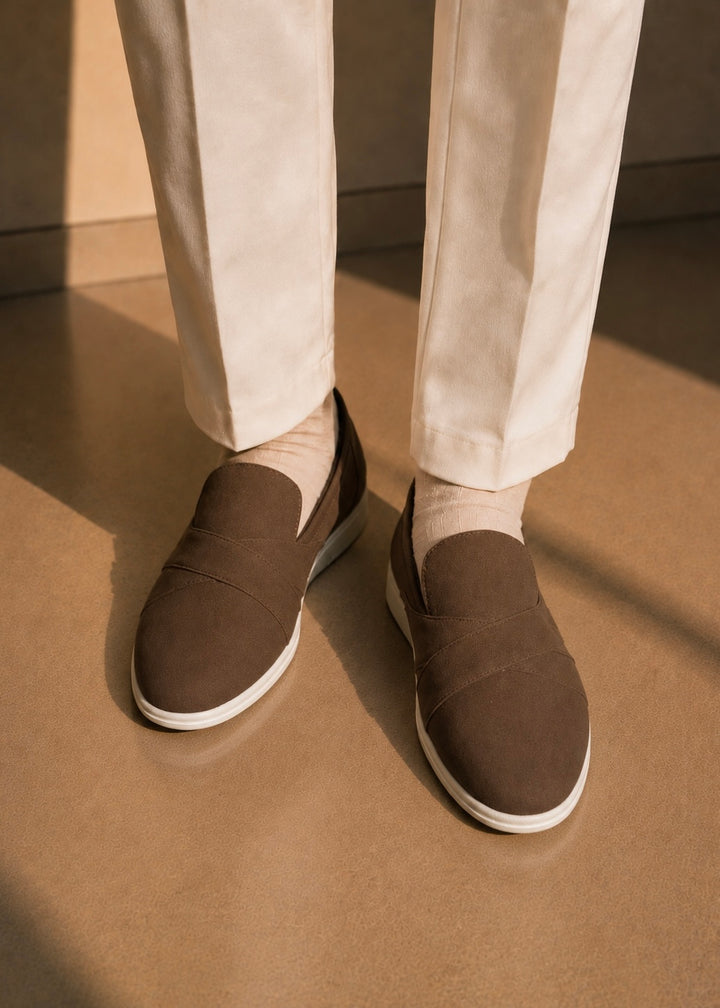 0075 Elite Avenue Luxury Shoes-Brown