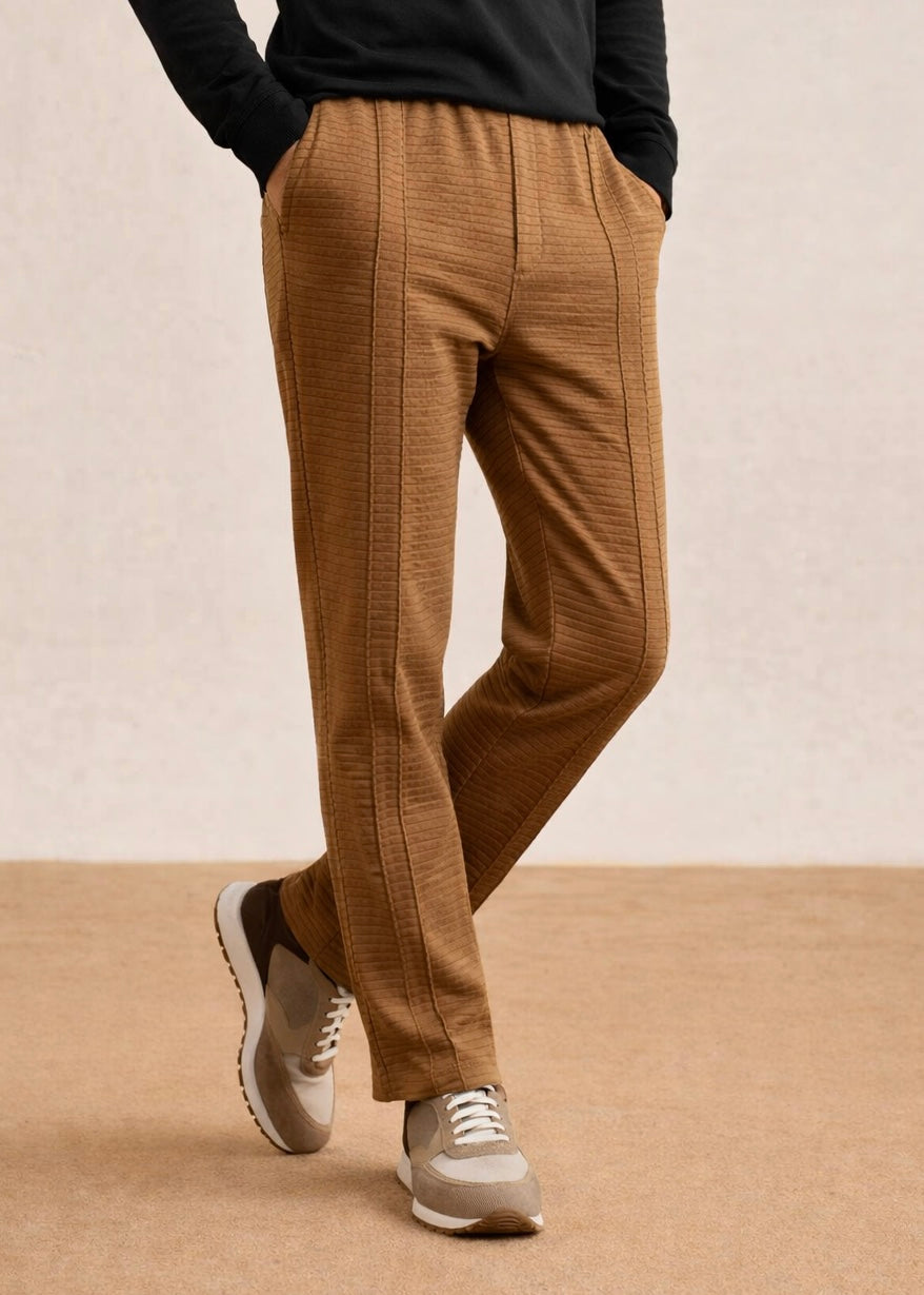 THE MODERN TAILORED TROUSER-TAN