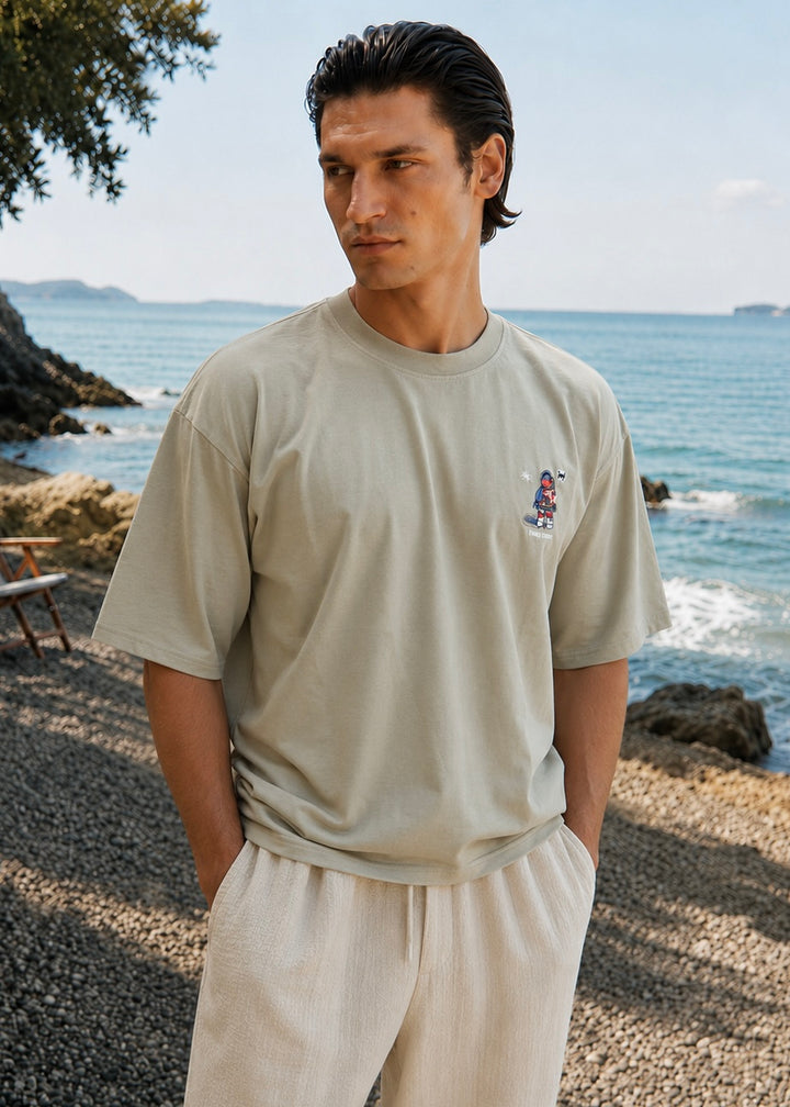 THE ZORVELLO BAGGY SHIRT-TAN