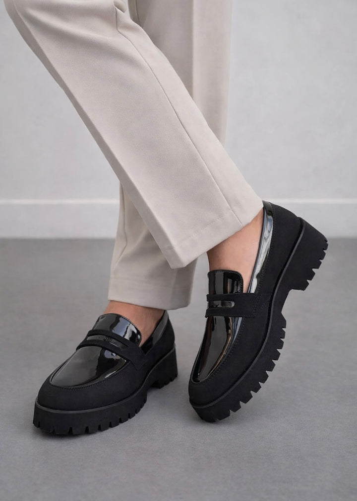 0019 FORMAL AND CASUAL WEAR SHOES-BLACK