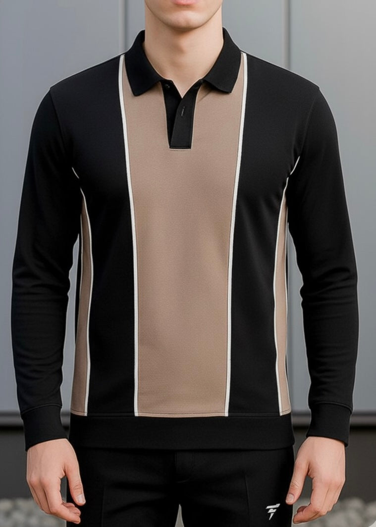 THE EVOKE-EDGE SHIRT-BLACK