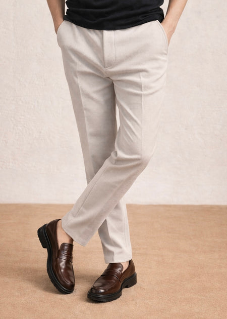 THE SOFT STRUCTURE-FIT BOTTOM-BEIGE