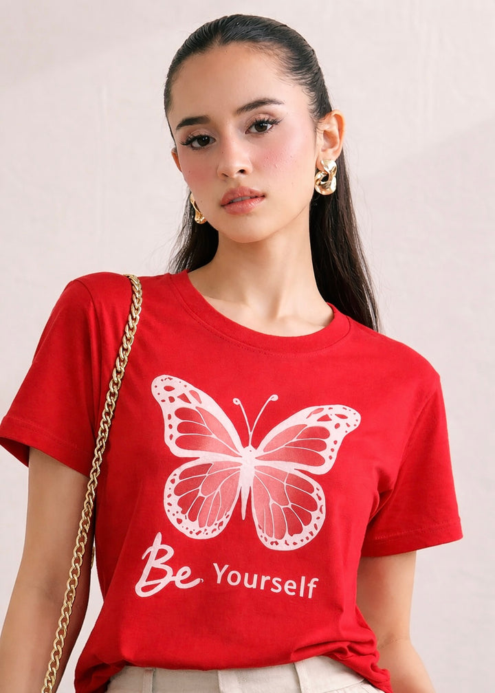 THE RED COTTON TEE-FT