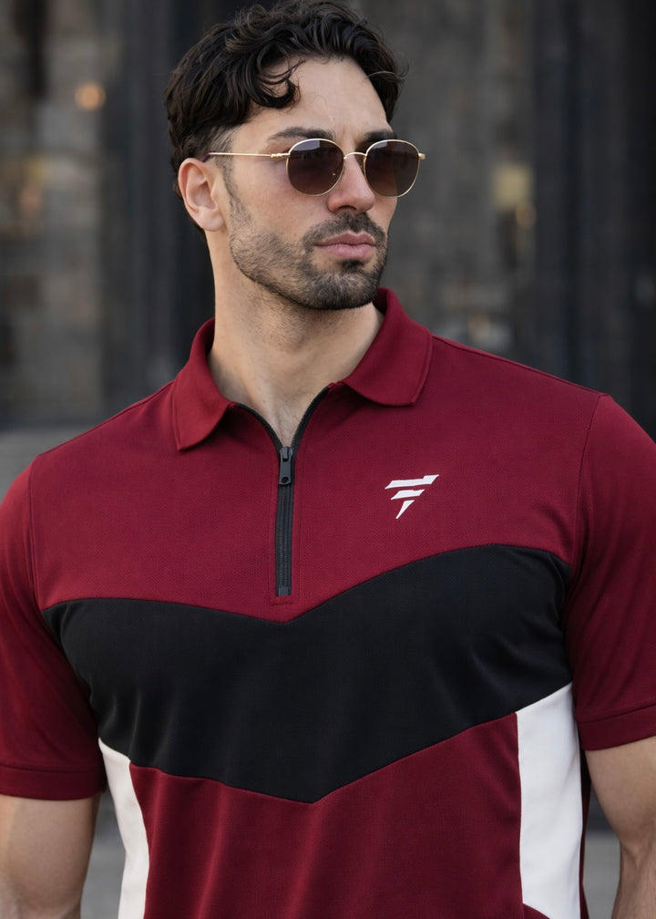 THE COTTON-COMFORT POLO-MAROON