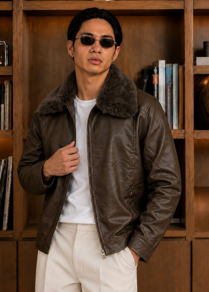 THE FLUX-STORM JACKET-BROWN