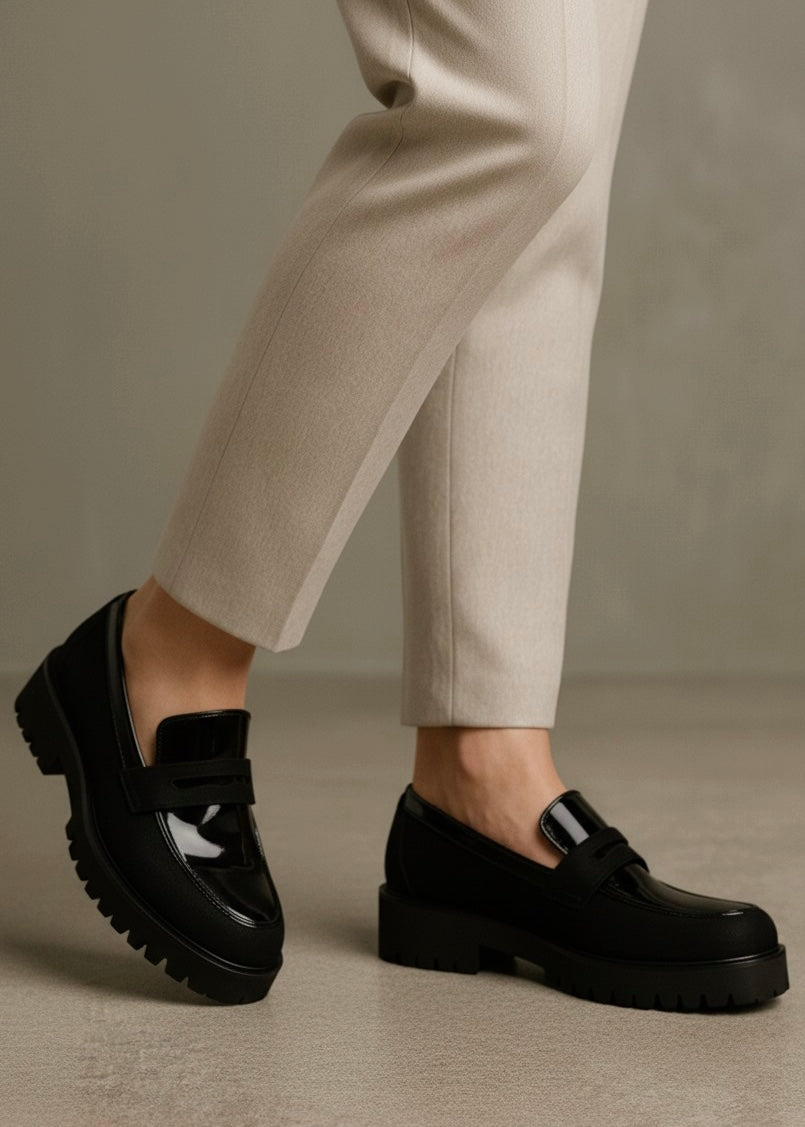 0019 FORMAL AND CASUAL WEAR SHOES-BLACK