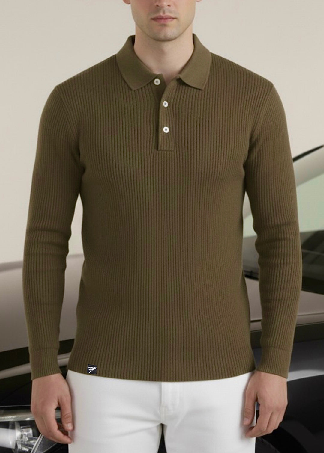 THE SMART KNITTED POLO-FT
