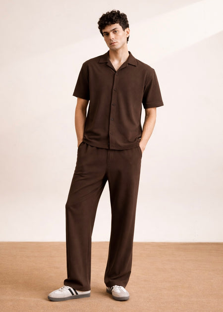 THE GLAMER TEXTURE TRACKSUIT-MAROON