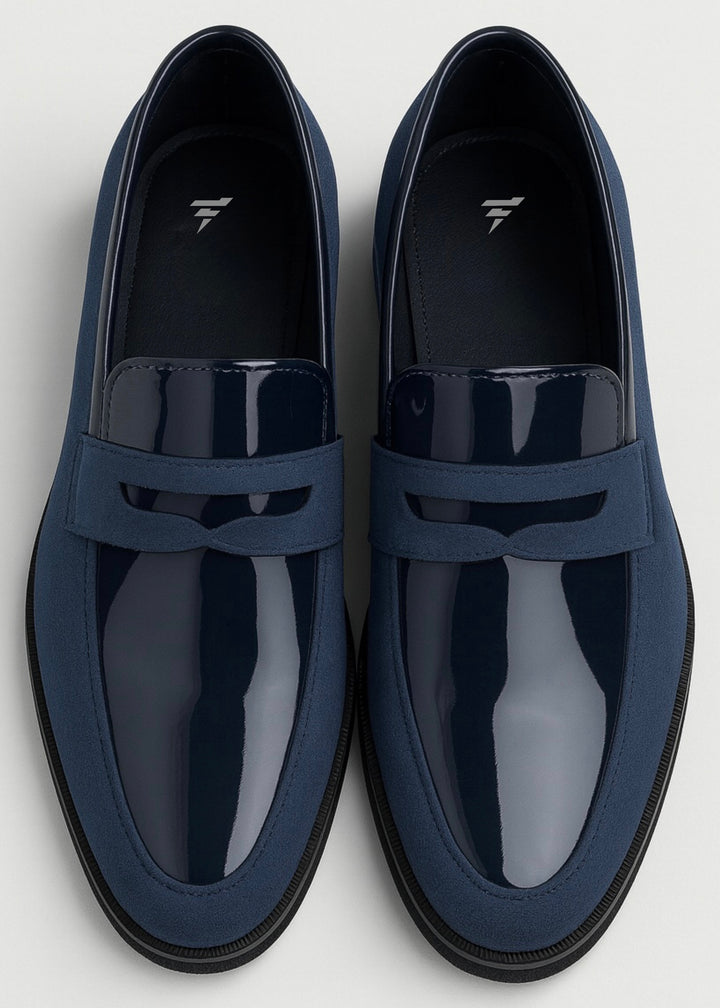0019 FORMAL AND CASUAL WEAR SHOES-NAVY
