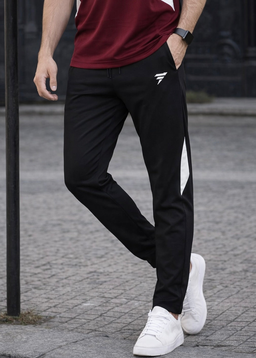 THE COTTON-COMFORT TROUSER-MAROON