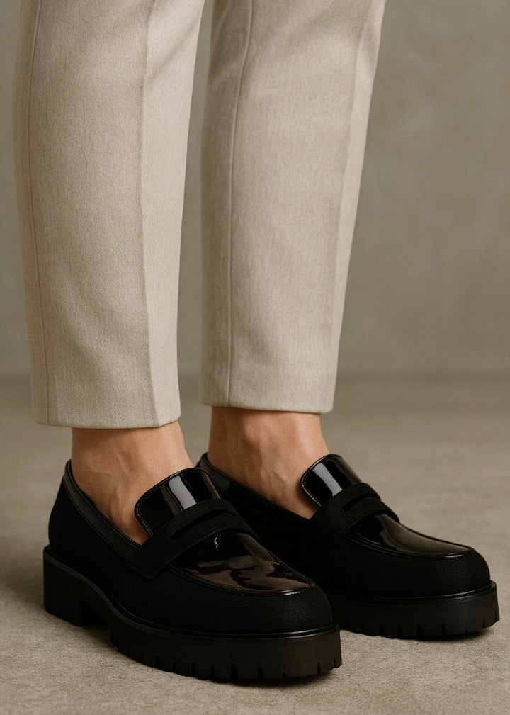 0019 FORMAL AND CASUAL WEAR SHOES-BLACK