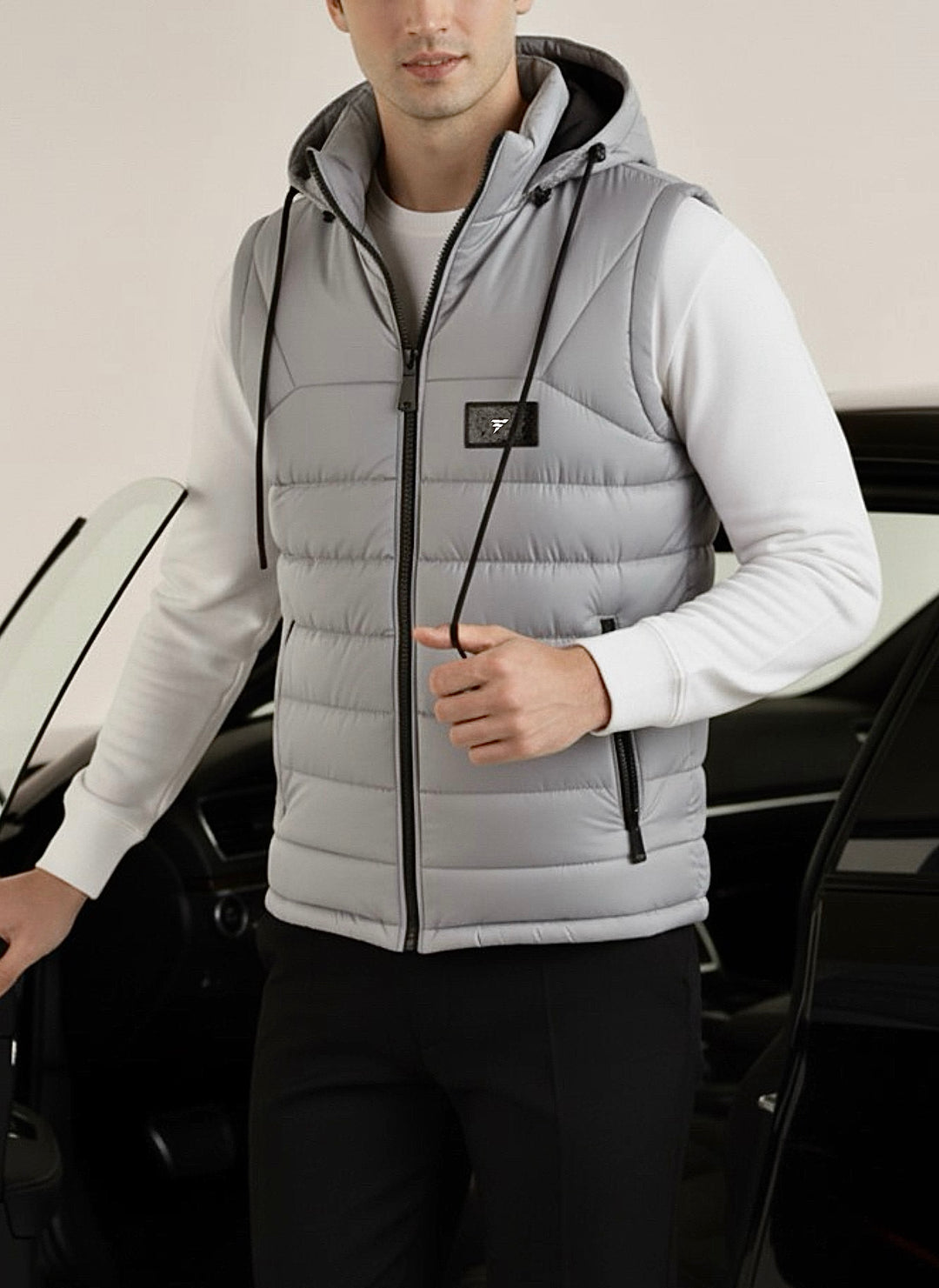 LOGO SLEEVELESS JACKET-FT