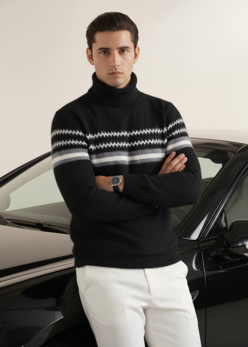 THE GLACIER STRIPE SWEATER-FT