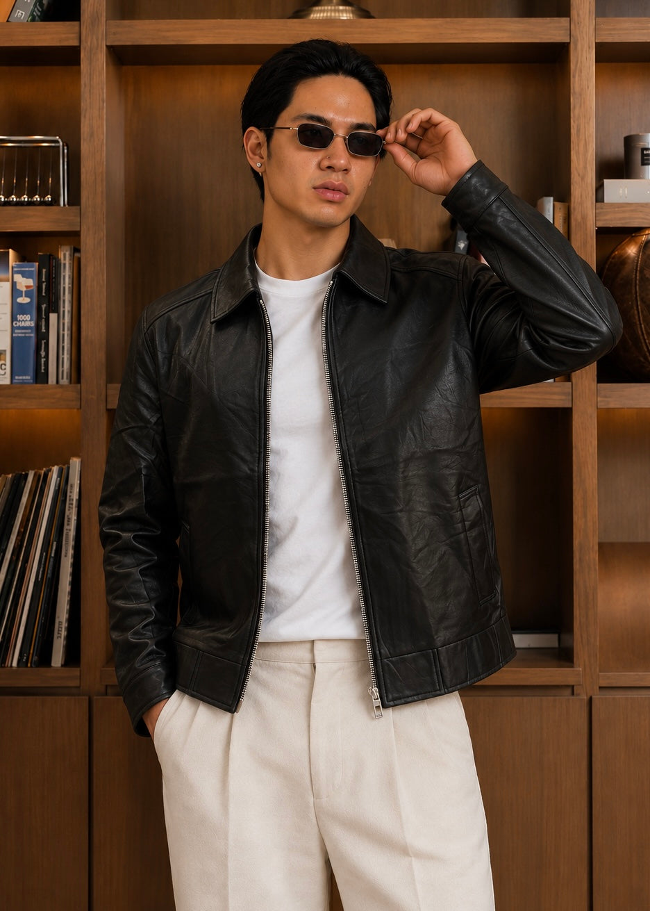 THE AVENOR-FORM JACKET-BLACK