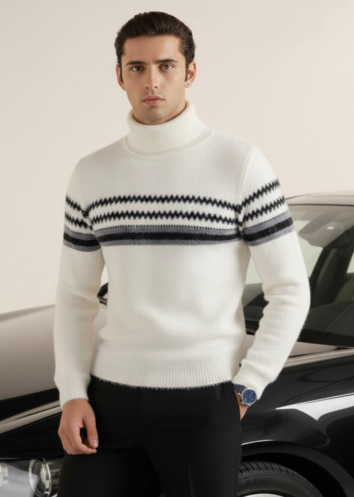 THE GLACIER STRIPE SWEATER-FT